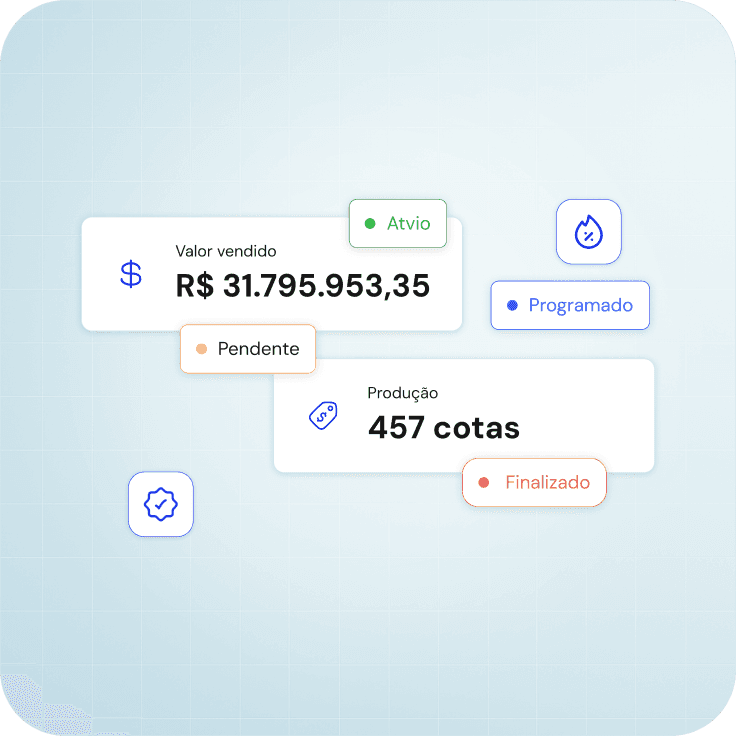 Ilustração de dados de campanhas - EXO Gestão