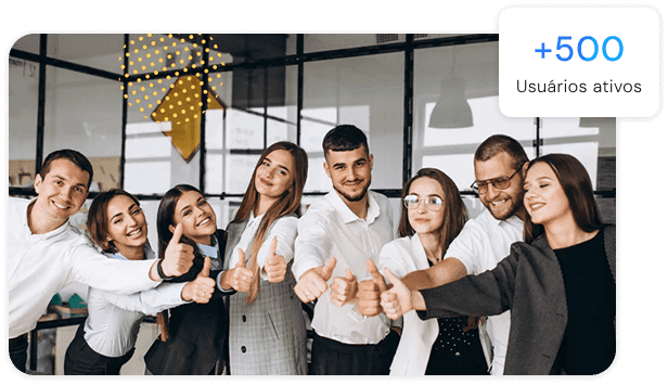 Ilustração de uma mulher utilizando o EXO - EXO Gestão