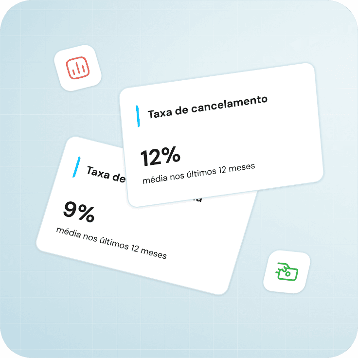 Ilustração de KPIs de análise - EXO Gestão